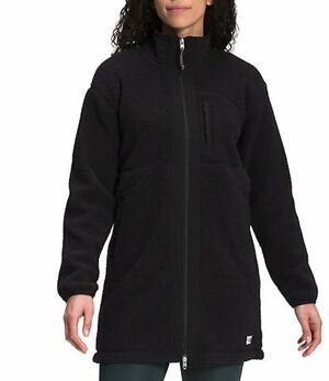 The North Face Cragmont Fleece Black Coat Size Large